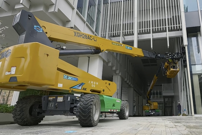 徐工產(chǎn)品，給力！XGH28AC-Li施工紀實