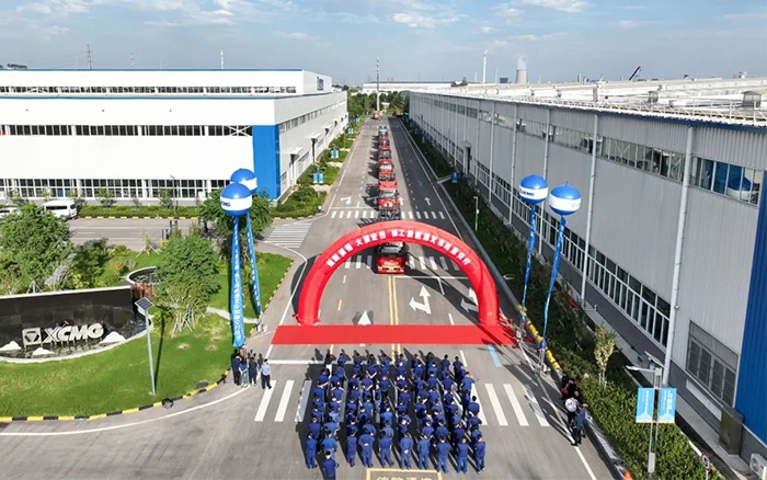 發(fā)車！100+徐工新能源電動(dòng)叉車盛大交付