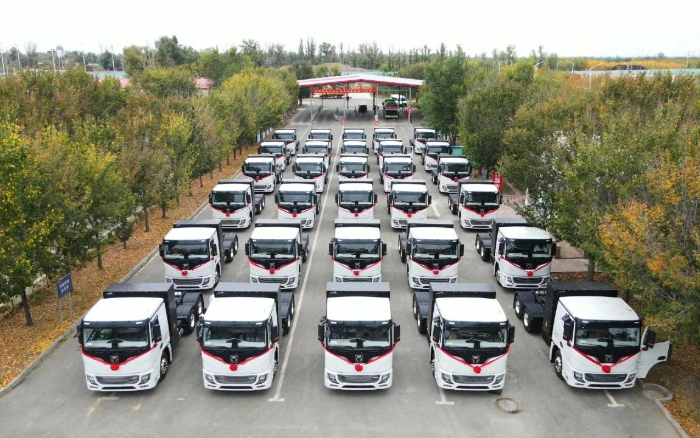 脫碳“換”綠進行時！徐工新能源重卡批量交付西北