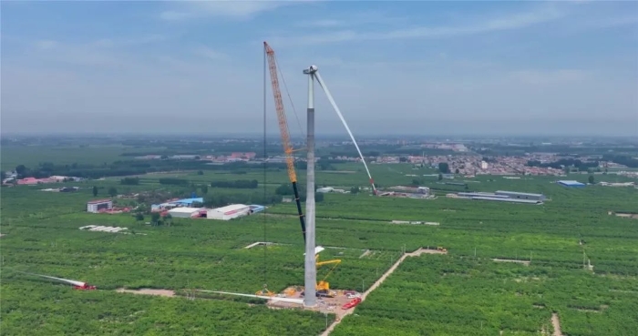 “全球第一吊”再臨燕趙！166米，XCA4000助力華北綠電
