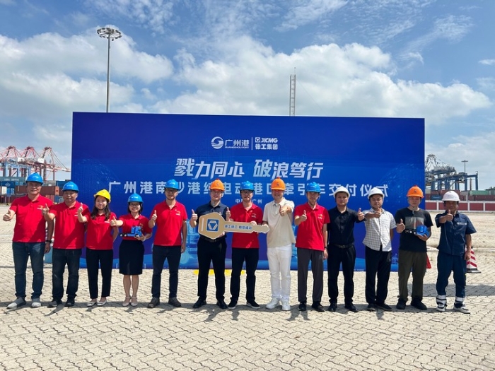 全力以赴！徐工純電動港口牽引車綠動廣州南沙港