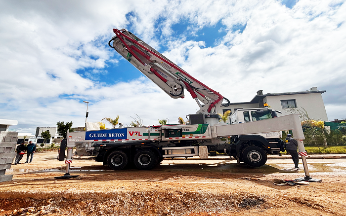 卓越性能|徐工XS43泵車助建摩洛哥！