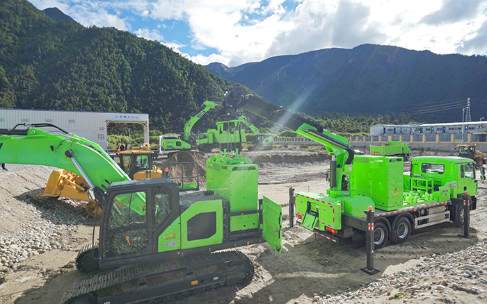 工程補能總卡殼？徐工移動換電車讓設(shè)備8分鐘滿電復(fù)工