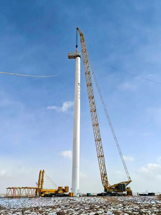 階段任務(wù)圓滿完成！XLC18000M一口氣拿下20臺(tái)風(fēng)機(jī)，為綠色地球加油~