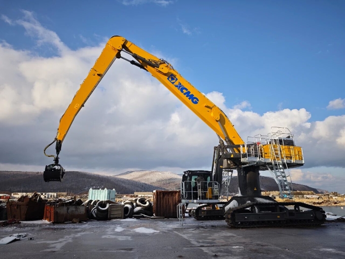 【工程特種兵】港口建設(shè)新寵兒！徐工XE850M抓料機上新！